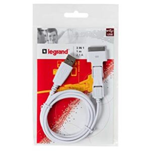 Cordon Connector USB 3in1 Kit |legrand|