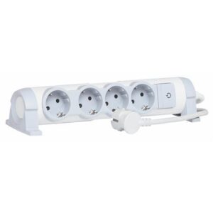 Extension 4 Outlets CFT & Switch On/Off with Cordon |legrand|